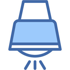 Fototapeta premium Vector Icon Infrared Lamp, Infrared, Therapy, Injury, Recovery