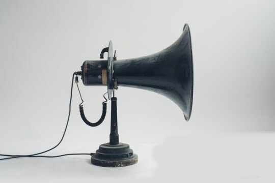 electrophone on white background