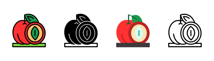 Set of Fruits Icon