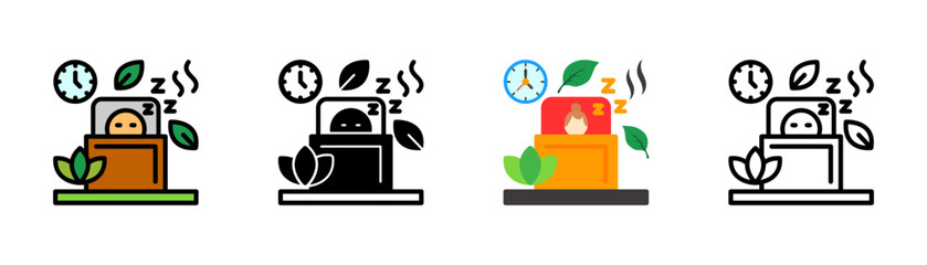 Set of Sleep Icon