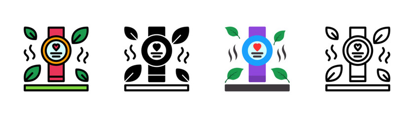 Set of Wearable Technology Icon