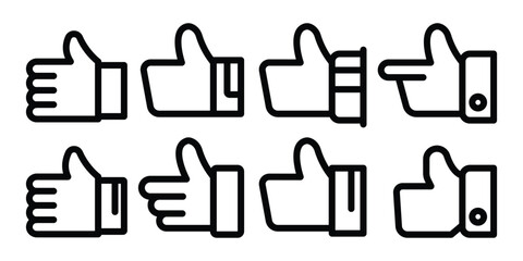 set like icon or logo design isolated sign symbol vector illustration. A collection of high quality black line style vector icons