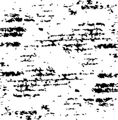 Rough, irregular texture composed of monochrome geometric elements. Overlay distressed grunge background. Abstract vector illustration. Isolated on white background. EPS10