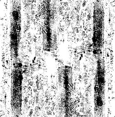 Obraz premium Vector brush sroke texture. Distressed uneven grunge background. Abstract distressed vector illustration. Overlay over any design to create interesting effect and depth. Black isolated on white. EPS10