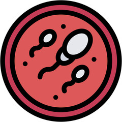 Sperm, Reproduction, Science, Healthcare and Medical, Biology Icon