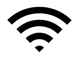 Wi-Fiのアイコン（黒）