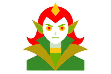 Creative Halloween vector style with a white background