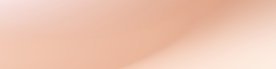 Wide soft peach, beige vector gradient background