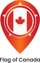 Obraz premium vector of canada flag