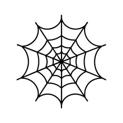 spider net line art silhouette vector illustration,transparent background