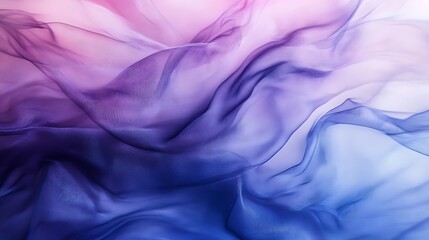 Obraz premium A mesmerizing blend of watercolor-inspired mesh gradients in soft hues of purple and blue background