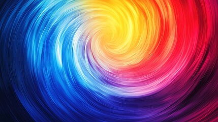 Boldly blended gradient of red and yellow swirling in dynamic motion background