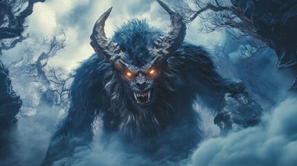 Furry Monster in the Forest