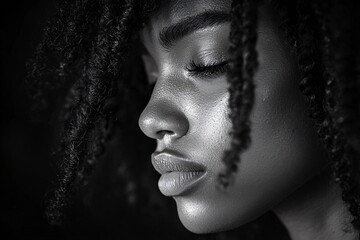 A young woman crying in emotional distress, capturing the essence of grief and mental health awareness. Ideal for campaigns promoting Mental Health Day.