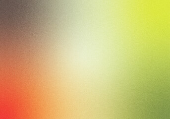 Grainy noisy poster background, olive red light green cream color wave backdrop abstract header banner design
