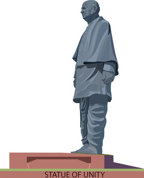 Statue Of Unity,  National Unity Day. The Iron man of India Statue.