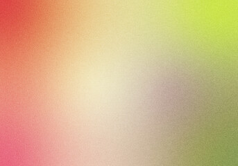 Grainy noisy poster background, olive red light green cream color wave backdrop abstract header banner design