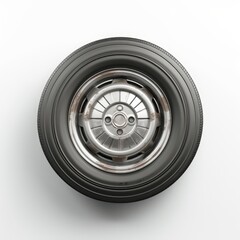 wheel on white background.
