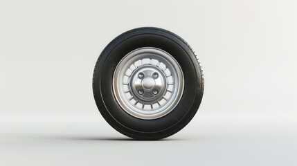 wheel on white background.