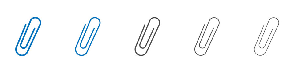Clip icon Isolated flat vector in outline