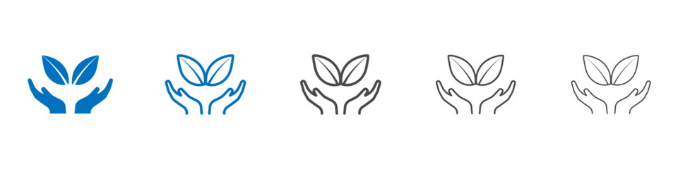 Environment icon Isolated flat vector in outline