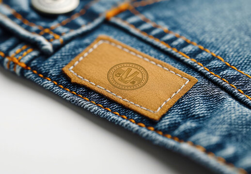 Denim Mockup Template