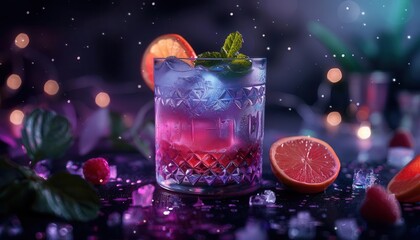 Craft Cocktail Workshop, vibrant colors, dynamic scenes, close-up, photography