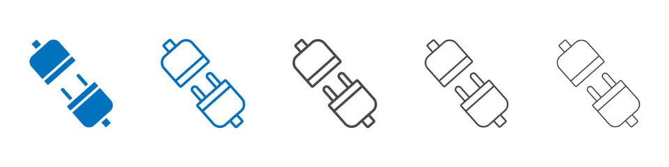 Plugin icon Isolated flat vector in outline