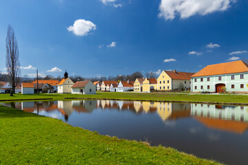 Zabori village monument reserve, Southern Bohemia, Czech Republic