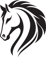 horse head silhouette