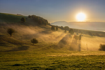 Obraz premium Carpathian mountains landscape, Eastern Slovakia