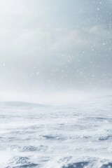 Obraz premium A person snowboarding in a large snowy field with hills and mountains in the background