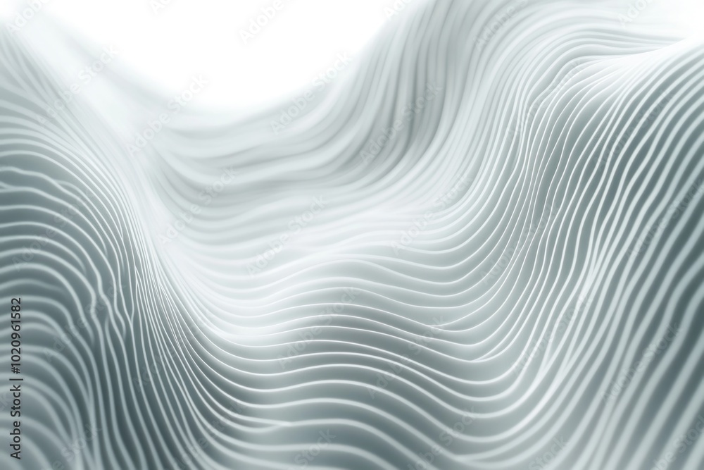 Poster A close-up view of a wavy surface with texture and patterns