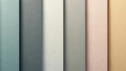 Vertical set of textured wallpapers in soft colors for interior design inspiration  , copy space