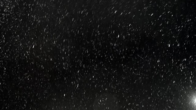 降雪　合成用素材　2カット