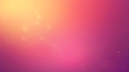 Background with gradients of pink and yellow decorated with just a few dots.