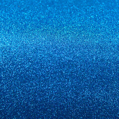 Glamorous glittering Background texture with sequins. Saturated blue color