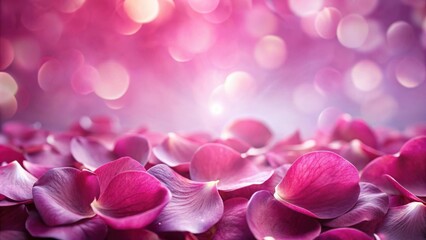 Fototapeta premium Delicate Pink Rose Petals with a Soft Bokeh Background