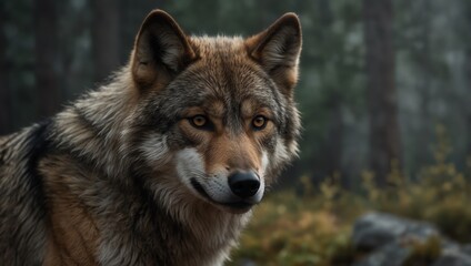 gray wolf canis lupus