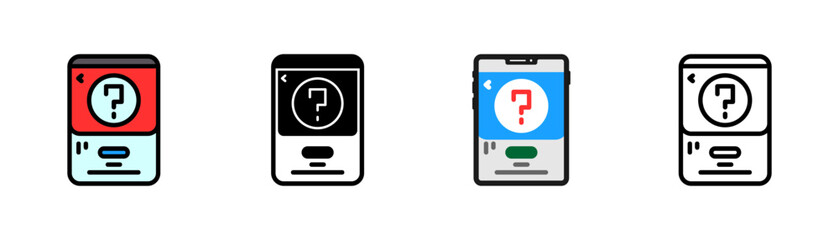 Set of Question mark Icon
