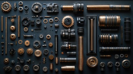 Machinery parts, close range