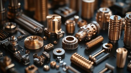 Machinery parts, close range