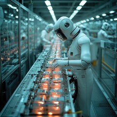 Robot arm automation Technology 4.0