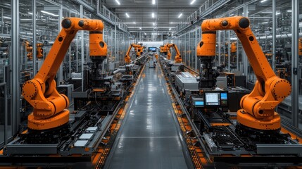 Robot arm automation Technology 4.0