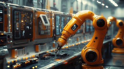 Robot arm automation Technology 4.0