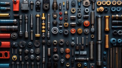 Machinery parts, close range