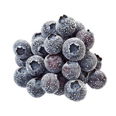 Frozen Blueberries.