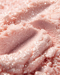 Fototapeta premium Beauty product and cosmetics texture, makeup shimmer glitter, blush eyeshadow powder as abstract luxury cosmetic background style.