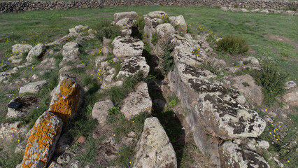 Tomb of the Giants of tanca 'e Suei in Norbello, central Sardinia
