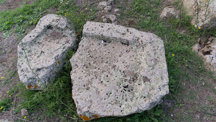 Tomb of the Giants of tanca 'e Suei in Norbello, central Sardinia